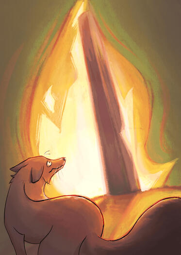 Poster Illustration for The Burning